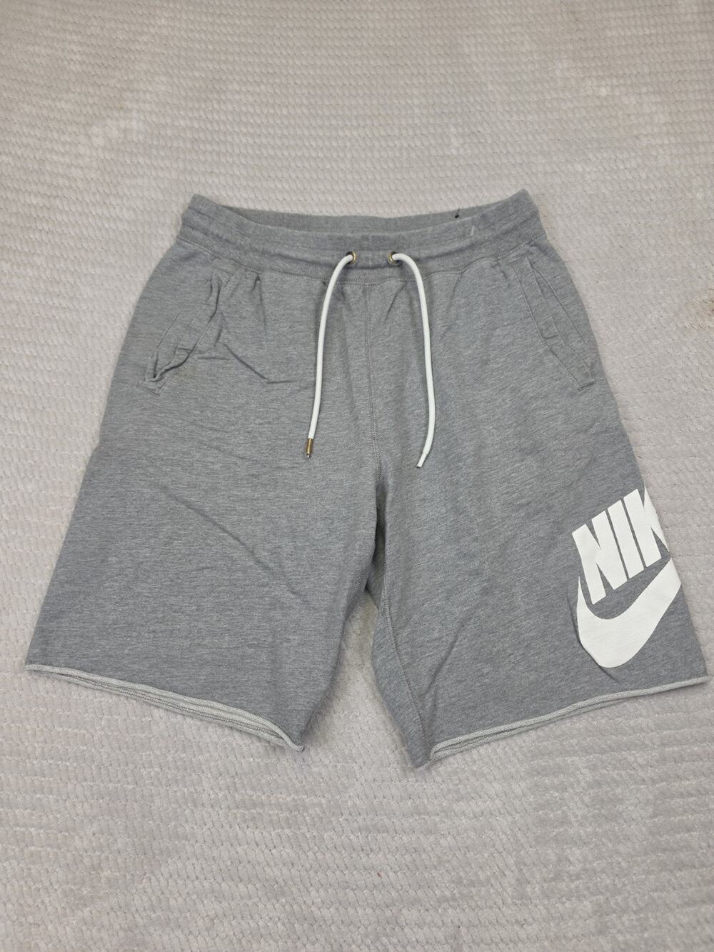 Nike Sweat Shorts Mens Medium Gray Casual Lounge Active Shorts